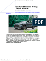 Toyota Cross 2020 Electrical Wiring Diagram Repair Manual