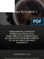 Perlindungan Hukum Pemegang Polis Atas Terlambatnya Pembayaran Klaim Asuransi Berdasarkan Uu No 40 Tahun 2014 Dan Sanksinya