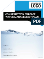 Construction Surface Water Management Plan CSWMP