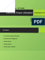 Lecture 02 - Electrical Power Utilization