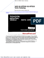 Toyota Forklift 02 5fd20!02!5fd23 02 5fd25 Parts Catalog