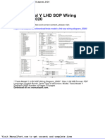 Tesla Model y LHD Sop Wiring Diagram 2020