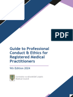 Guide To Professional Conduct and Ethics For Registered Medical Practitioners 2024