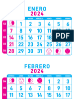 Calendario Carta Mir