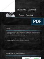 Kaldırma Kuvveti PDF