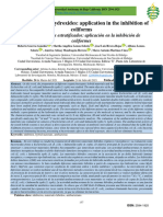 Layered Double Hydroxides: Application in The Inhibition of Coliforms