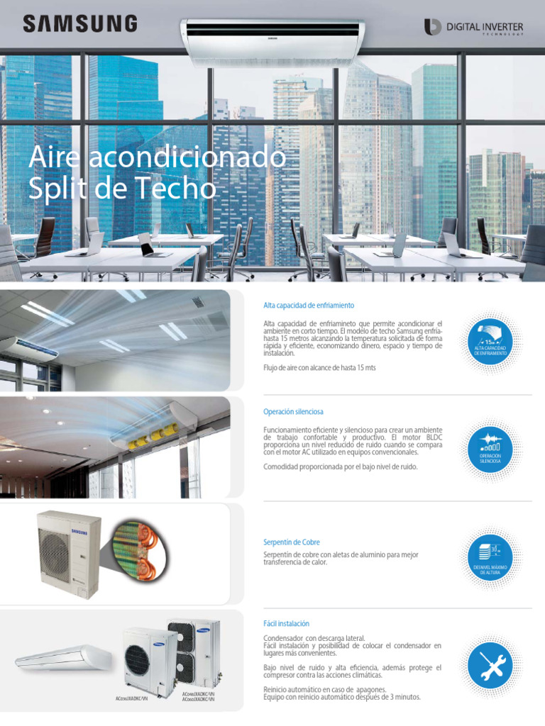 Aire Acondicionado Samsung Eficiente | PDF | Aire acondicionado ...