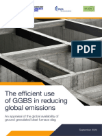 The Efficient Use of GGBS in Reducing Global Emissions Sep 2023