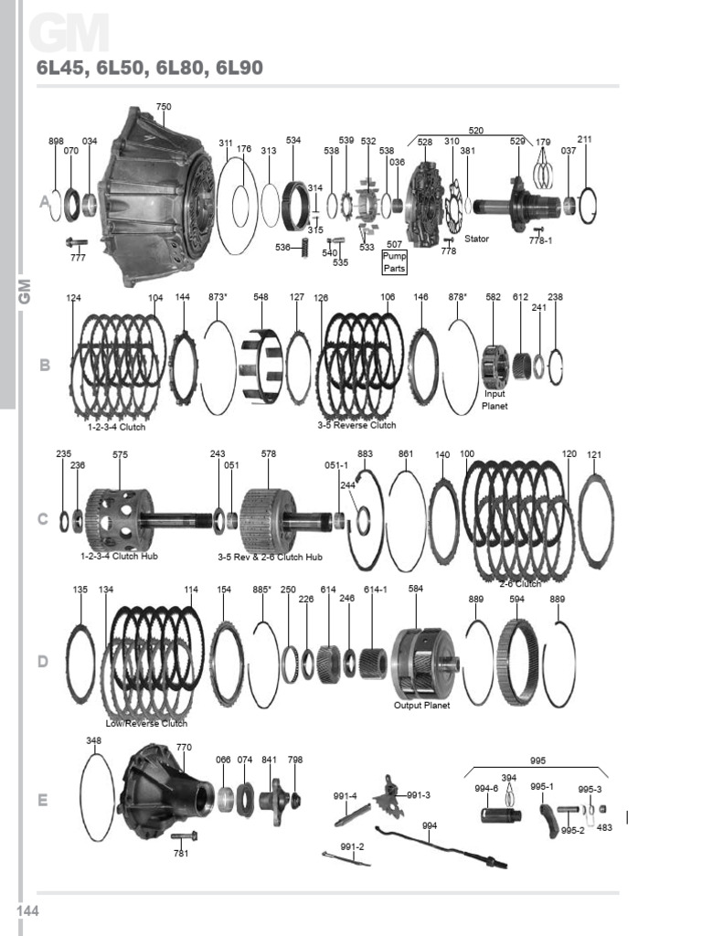 GM 6L45, 6L50, 6L80, 6L90 PDF