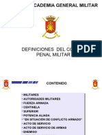 Tema 8 Definiciones Del Código Penal Militar