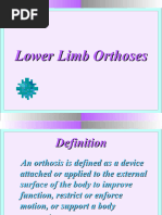 Lowerlimborthoses