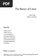 The Basics of Linux