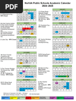 NPS 2024-2025 Calendar