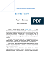 Aula 1 - Exercício - EscritaRápida