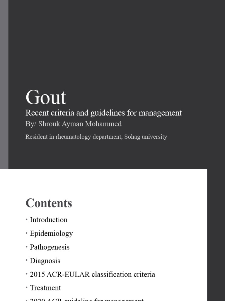 Gout | PDF | Gout | Medicine