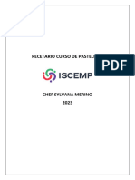 Recetario Curso de Pasteleria Iscemp