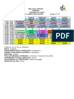 Horario 6o. A