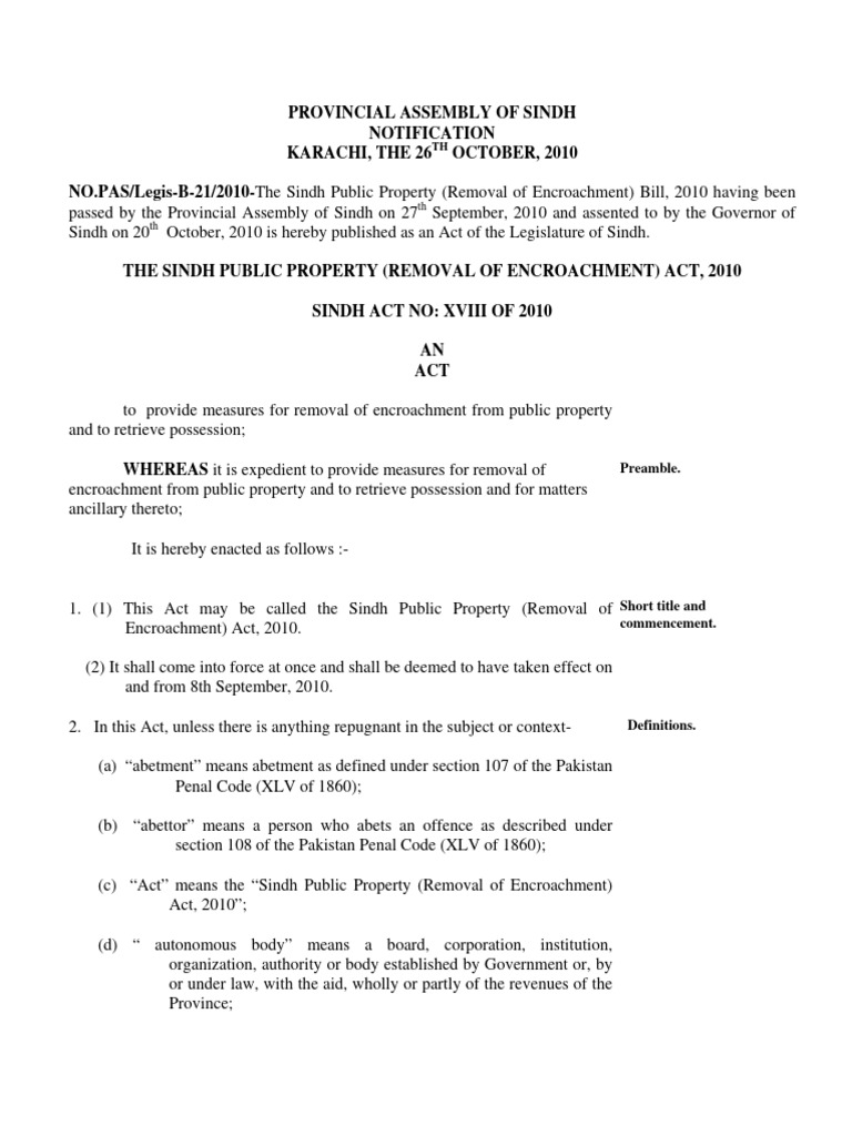 Sindh Act No XVIII of 2010 PDF Tribunal Police