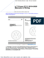Volkswagen T Cross c11 2019 2020 Workshop Manuals Wiring Diagrams