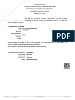 Certidão Negativa de Débitos: Centi ® E-Assinatura: Vqjw$Z58Tex Emitido em 10/05/2023 09:36 Página 1 de 1