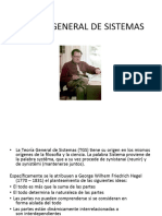 Teoria General de Sistemas