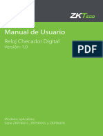 Manual de Usuario Checador Digital