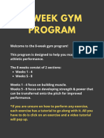 8-Week Gym Program