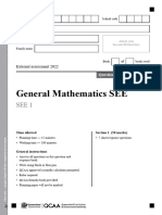 SEE Mathematic General 2022 SEE 2 Paper 1