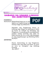 Sabado Sa Unang Linggo NG Adbiyento B 2023