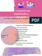 UD 7 Los Productos - Organización y Colocación