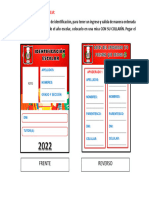 CARNET 1° Grado