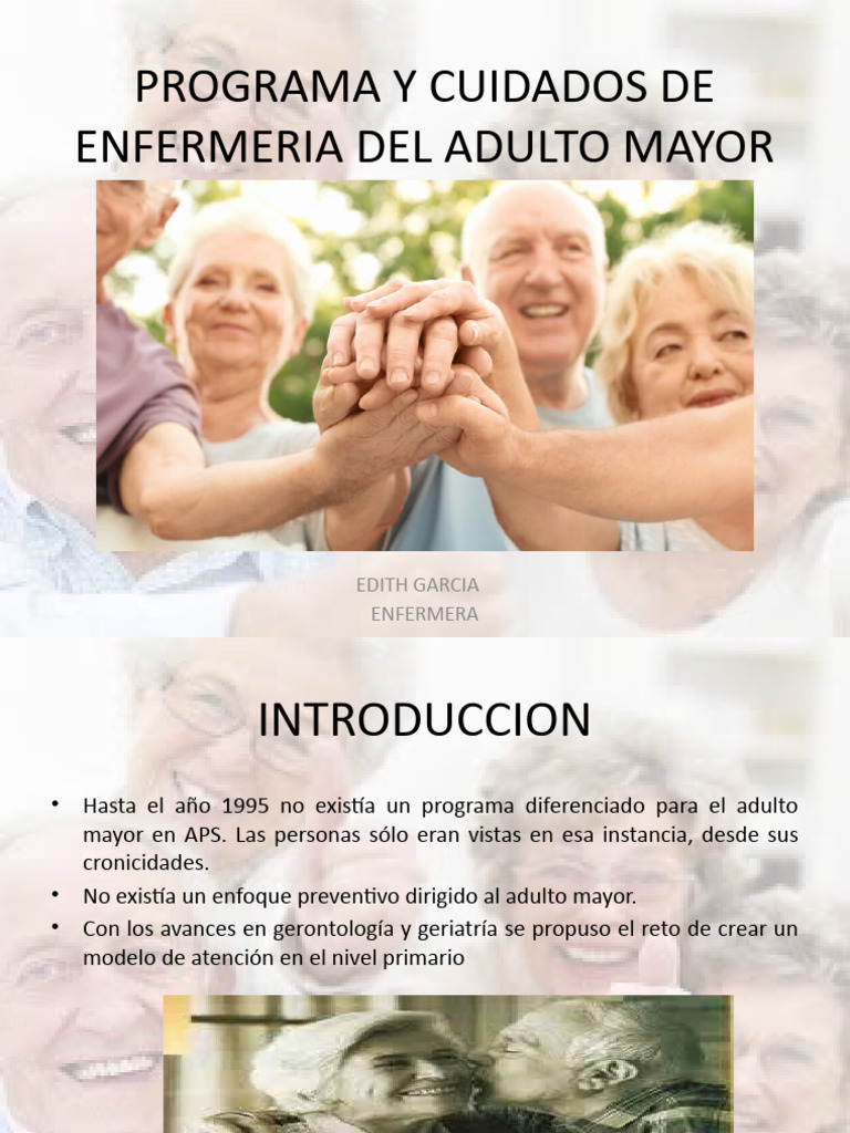 Cuidados y Programa de Salud para Adultos Mayores | PDF | Vejez | Lentes