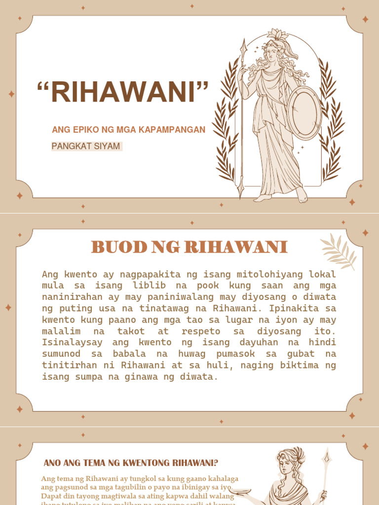 Tema NG Rihawani | PDF