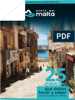 Ebook 25 Cosas Que Saber y Hacer Antes de Venir A Malta