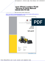 Wacker Neuson Wheel Loaders Wl60 Operators Service Parts Manual 2019 1000348349 en FR de