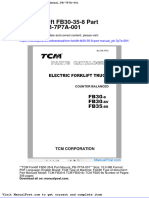 TCM Forklift Fb30!35!8 Part Manual PB 7p7a 001
