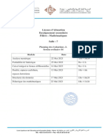 Filière: Enseignement Secondaire Mathématiques