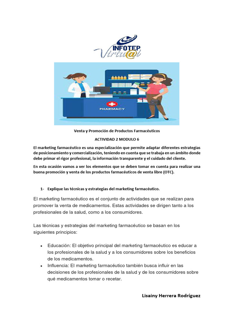 Estrategias de Marketing Farmacéutico | PDF | Marketing | Farmacéutico