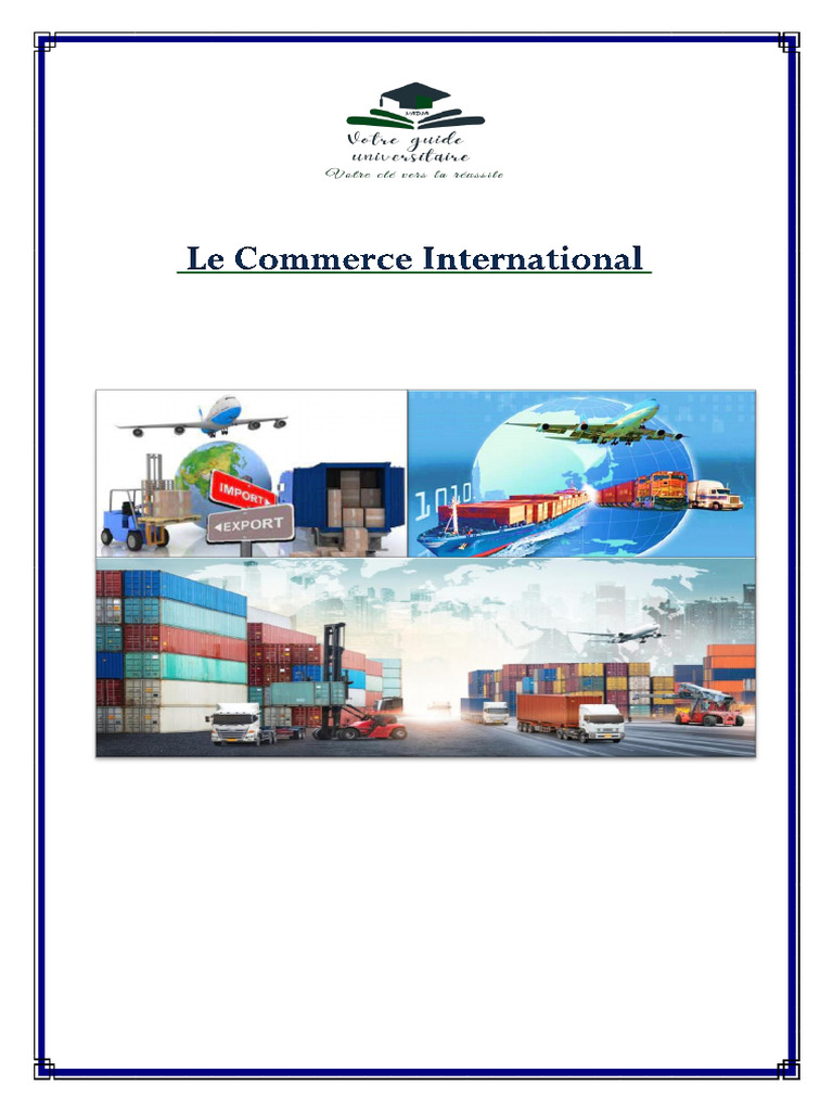 Introduction au Commerce International | PDF | Protectionnisme ...