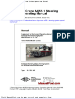 Terex City Crane Ac55 1 Steering System Operating Manual