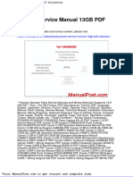 Yanmar Service Manual 13gb PDF Collection