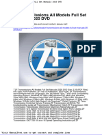 ZF Transmissions All Models Full Set Manuals 2020 DVD 2