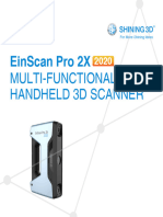 Einscan Pro 2X: Multi-Functional Handheld 3D Scanner