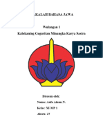 Makalah Bahasa Jawa Aufa Ainun