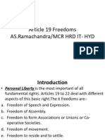 Article 19 Freedoms