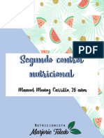 Segundo Control Nutricional Manuel Muñoz