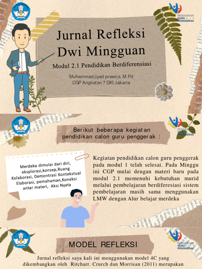 Jurnal Refleksi Pembelajaran CGP | PDF | Karier & Perkembangan
