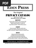 New Privacy Catalog