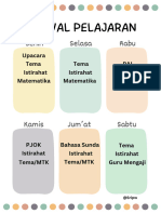 Jadwal Pelajaran