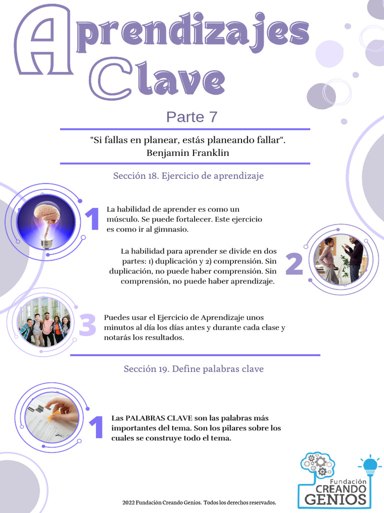 Ejercicios para Aprender Efectivamente | PDF | Crecimiento personal y ...